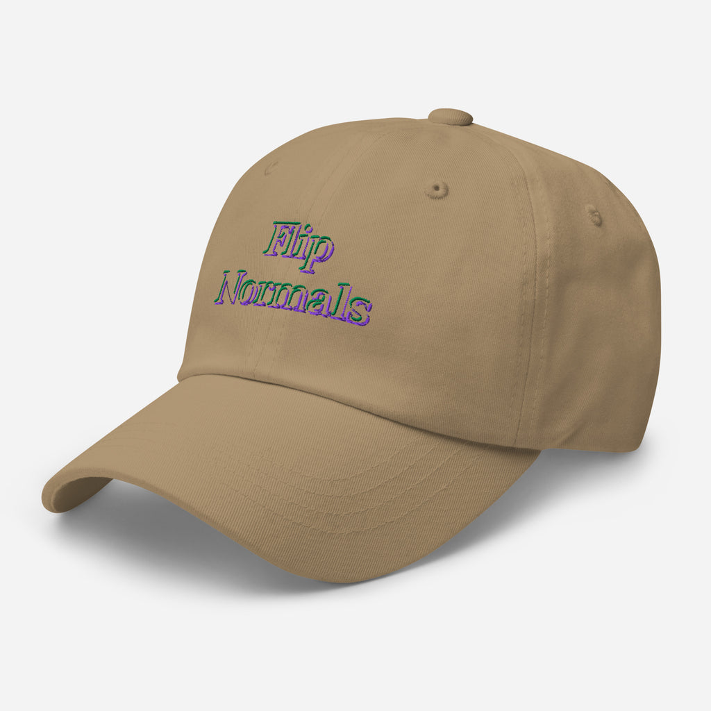Flip Normals Embroidered Baseball Cap